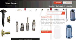 Desktop Screenshot of krishnafastners.net