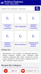 Mobile Screenshot of krishnafastners.net